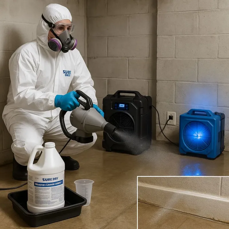 Sanitization and Odor Removal process in Spencerville, OH