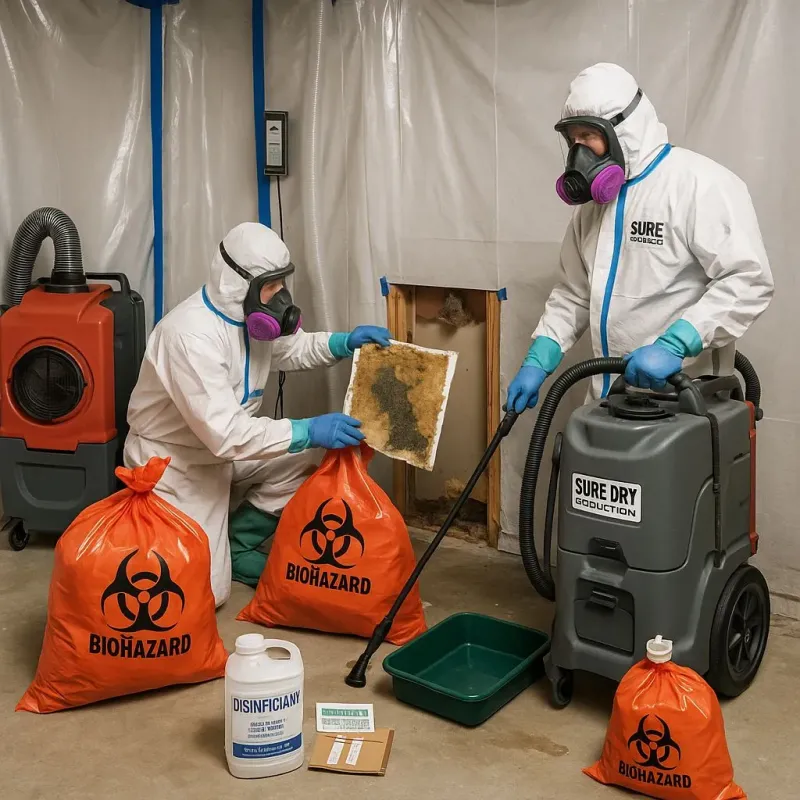 Contaminated Water Handling Protocols process in Spencerville, OH