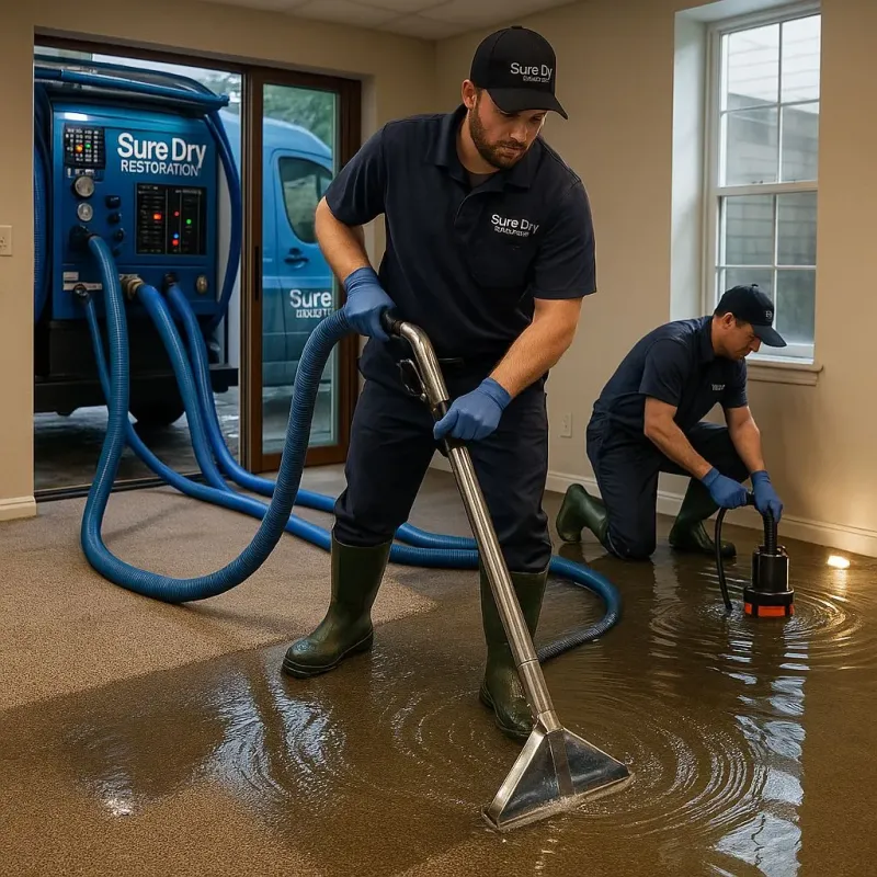 Water Extraction and Removal process in Spencerville, OH